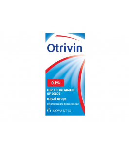 Otrivin 0.1% Adult Nasal Drop 10 Ml