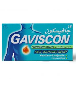 Gaviscon Tablet 16Pcs Peppermint