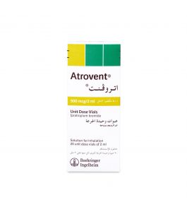 Atrovent 500 Mcg/2Ml Inhaler Solution 20Pcs 2 Ml
