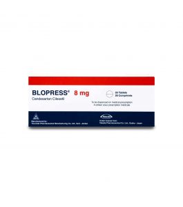 Blopress 8 Mg Tablet 28Pcs