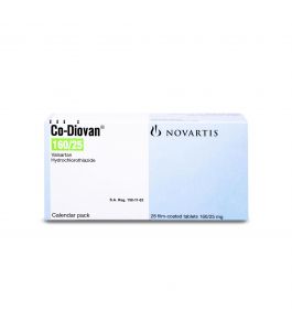 Co-Diovan 160/25 Mg Tablet 28Pcs