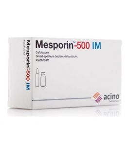 Mesporin 500 Mg Vial Im