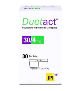 Duetact 30 4 Mg 30 Tablets