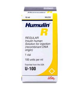 Humulin-R 100 Iu Vial 10 Ml (Ref)