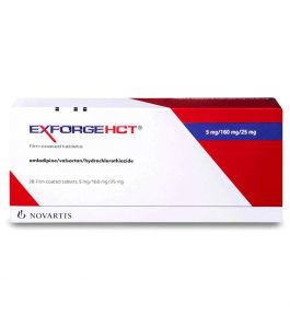 Exforge Hct 5Mg 160Mg 25Mg Tablets 28