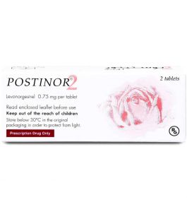 Postinor 0.75 Mg Tablet 2 Tablets