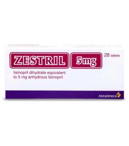 Zestril 5 Mg Tablet 28Pcs