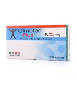 Olmetec 40/25 Mg Tablet 28Pcs