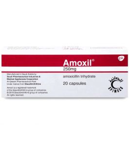 Amoxil 250 Mg Capsule 20Pcs