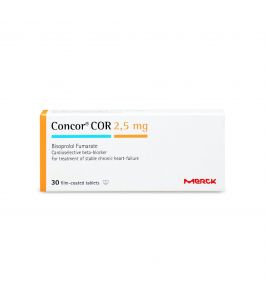 Concor-Cor 2.5 Mg Tablet 30Pcs