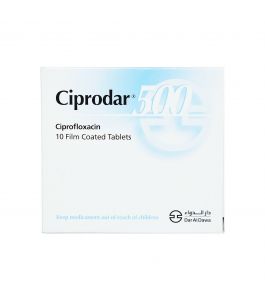 Ciprodar 500 Mg Tablet 10Pcs