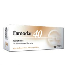 FAMODAR 40 MG 10 TAB