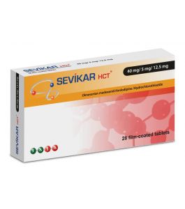 Sevikar Hct 40 5 12.5 Mg 28 Tablets