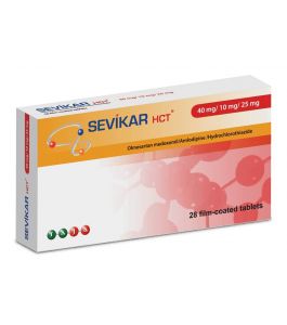 Sevikar Hct 40 10 25 Mg 28 Tablets