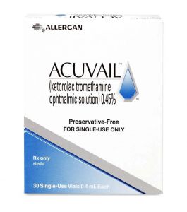 Acuvail 0.45% Eye Drop 30 pcs 0.4 ml