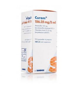 Curam 156.25 Mg 5 Ml Pow.For Susp 100 Ml