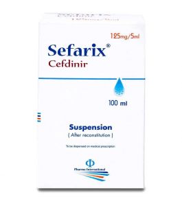 Sefarix 125mg   5ml 100 susp