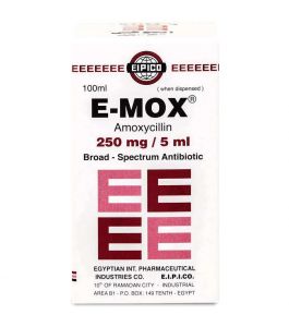 E MOX 250 MG SUSP 100ML