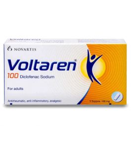 Voltaren 100Mg Suppository 5Pcs