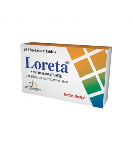 Loreta 5 Mg 20 Tablets