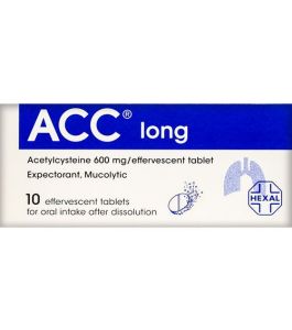Acc Long 600 Mg Effervescent Tablet 10Pcs