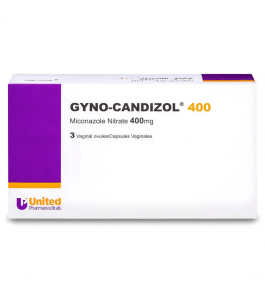 Gyno-Candizol 400 Mg Vaginal Ovule 3Pcs