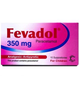 Fevadol 350 Mg Suppository 10Pcs