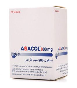 Asacol 800 Mg Tablet 50Pcs
