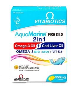 Aquamarine 2 In1 (Omega3+Clo) 60 Capsules