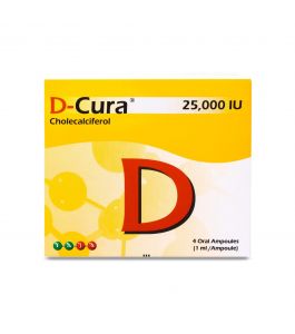 D-Cura 25000 Iu 4 Oral Ampoules