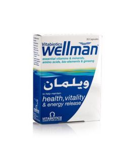 Wellman Health. Vitality & Energy Release 30 Caps