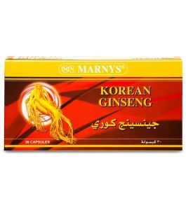 Marnys Korean Ginseng 500 mg Capsule 30 pcs .