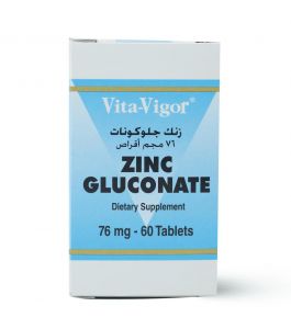 Zinc Gluconate 76 Mg 60 Tab