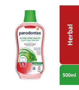 Parodontax Actve Gum Health Herbal Maouth Wash 500 Ml