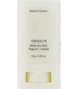 Beauty of Joseon Matte Sunscreen Stick with Mugwort and Camellia