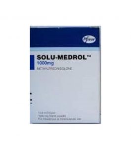 SOLU-MEDROL 1000 mg powder and solvent for solution for injection 16ml