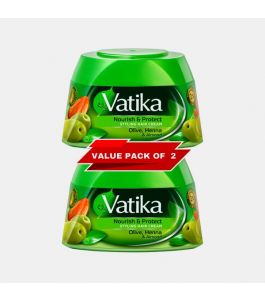 Vatika HairCream Hair Fall Olive 140Ml – Twin Pack