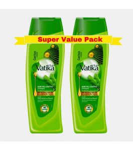 Vatika Shampoo Hair Fall Control 400Ml   Twin Pack