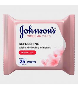 Johnson Micellar Refreshing 5 In 1 Wipes For Normal Skin