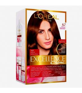 Excellence Hair Color Chocolate Brown 6.7