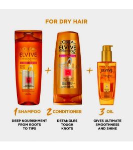 Elvive Extra Ordinary Oil Shampoo For Dry Hair 600 Ml