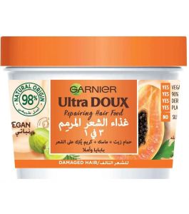 Ultra Doux Repairing Papaya 3 In 1 Hair Food 390 Ml