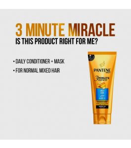 Pantene 3 Minutes Miracle Daily Care (Conditioner Plus Mask) 200 ml
