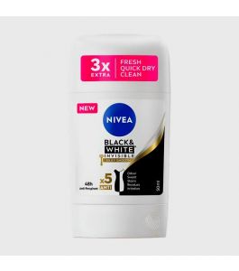 Nivea Deo Stk B and W Org Fml 50Ml
