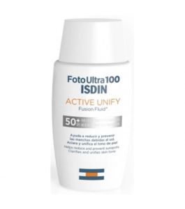 ISDIN FOTO ULTRA 100 ACTIVE SUNSCREEN UNIFY FUSION FLUID NO COLOR 50ML