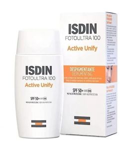 ISDIN FOTO ULTRA 100 ACTIVE SUNSCREEN UNIFY FUSION FLUID COLOR 50ML