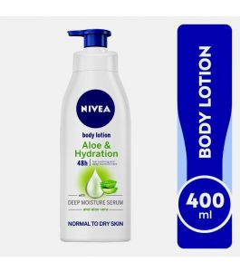 Nivea Body Lotion deeb Moisturer Serum Aloe and Hydration 400 ml