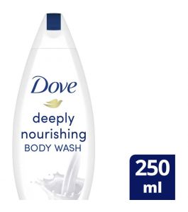 Dove Shower Gel Deeply Nourishing 250 Ml With Loofah