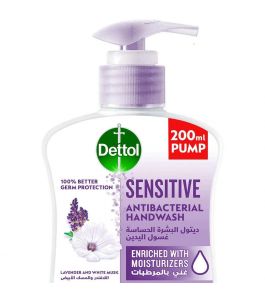 Dettol Liquid Soap Sensitive (Pump) 250 200 Ml