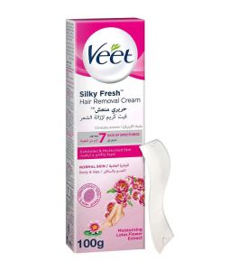 Veet Hair Removal Cream Normal Skin With Lotus Milk 100 Gm